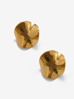 Disc Stud Earrings Minimalist Everyday Jewelry