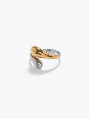 Multicolor Waterdrop Ring Adjustable Statement Jewelry